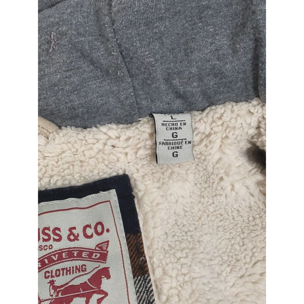 levis sherpa  jacket mens large